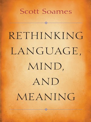 cover image of Rethinking Language, Mind, and Meaning